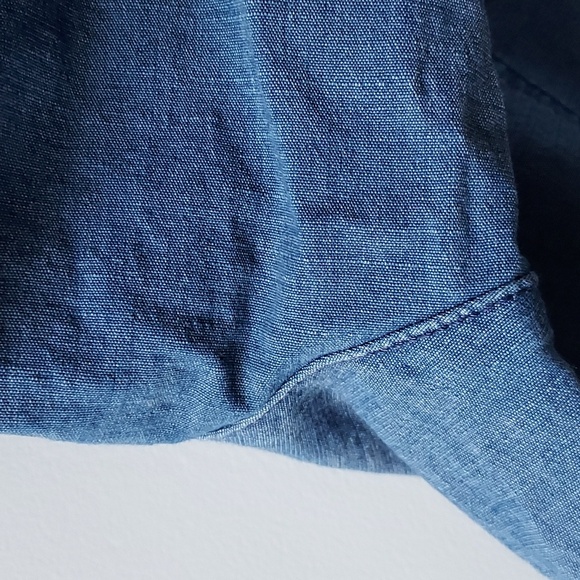 Lee Relaxed Fit Mid Wise Capri jeans blue 10 medium - Picture 6 of 12